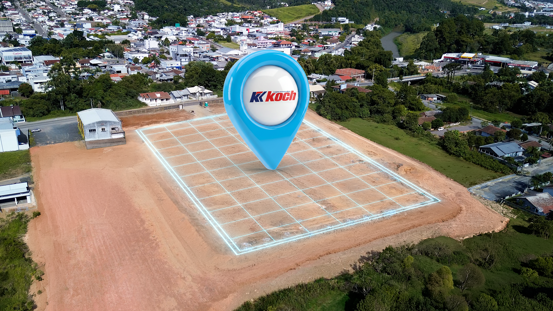PROAÇO inicia construção de nova unidade do Komprão Atacadista em Ituporanga