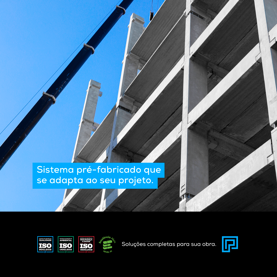 Sistema pré-fabricado que se adapta ao seu projeto